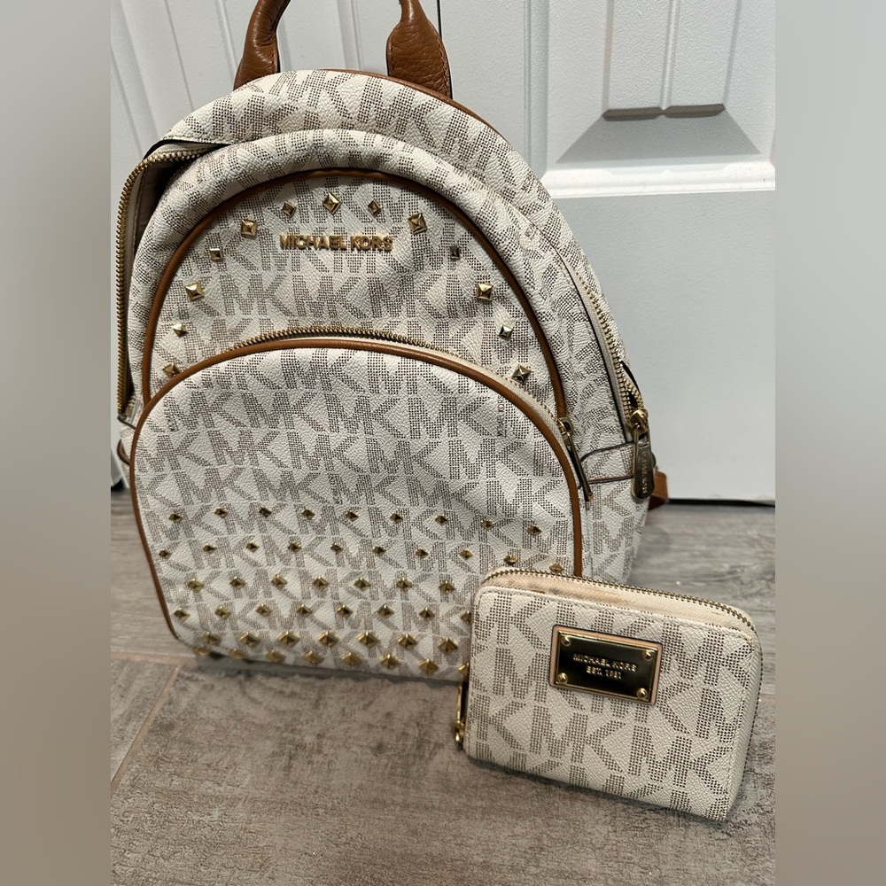 Michael Kors Backpack and Wallet